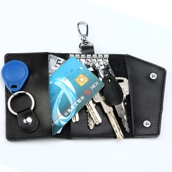 PU Odinis raktų pakabukas Vyrai Moterys raktų laikiklis Organizatorius Maišelis Automobilio raktas Piniginė Namų tvarkytojos raktų dėklas Aukštos kokybės mini kortelių krepšys