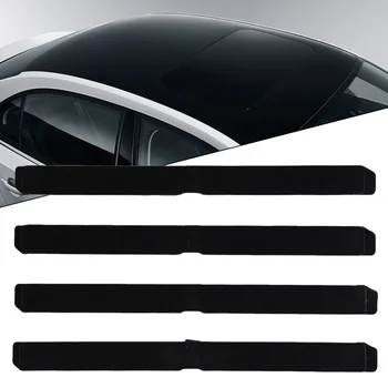 4vnt Dangtis Stogo laikiklis Juodas plastikas Opel Astra H 51 87 877 51 87 878 Stogo bagažinė LegDirect Replacement Cover