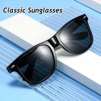 Classic Square Ne poliarizuoti akiniai nuo saulės vyrams Moterys Vintažinis aukštos kokybės prekės ženklas Dizaineris Vyrų mada Retro akiniai nuo saulės UV400