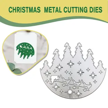 Kalėdų eglutės Metalo pjovimo štampai Trafaretas 