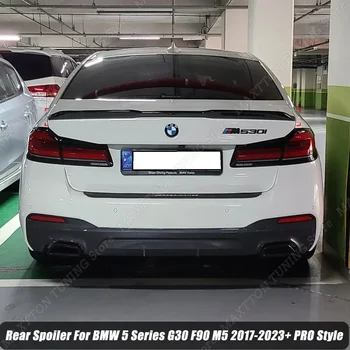 Galinis spoileris BMW 5 serijos G30 F90 M5 2017-2023+ PRO stiliaus galinio bagažinės spoilerio sparnas ABS bagažinės uodegos blizgesys Juodas derinimas